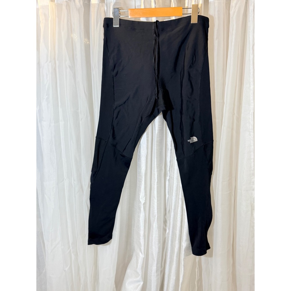 The North Face Running Tights Mens M Black VaporWick Ankle Zip Leggings